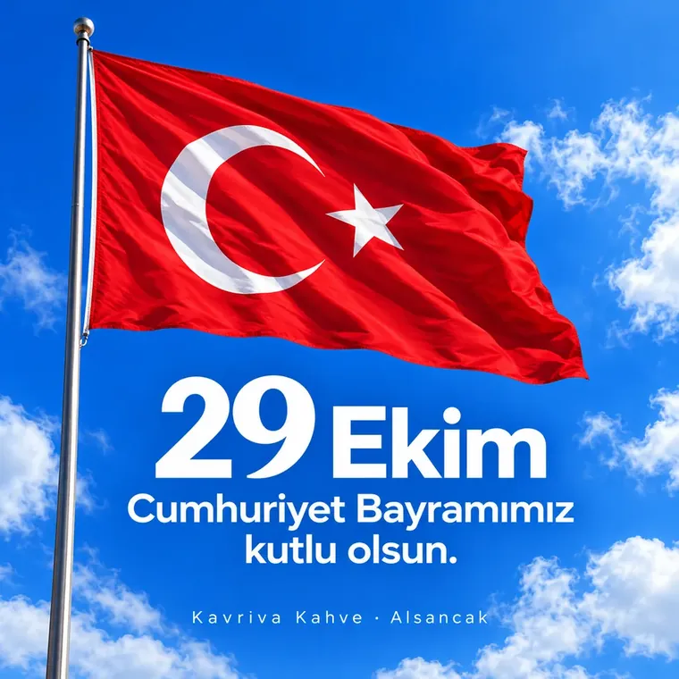 Alsancak mağazasının kendi yaptığı 29 Ekim paylaşımı