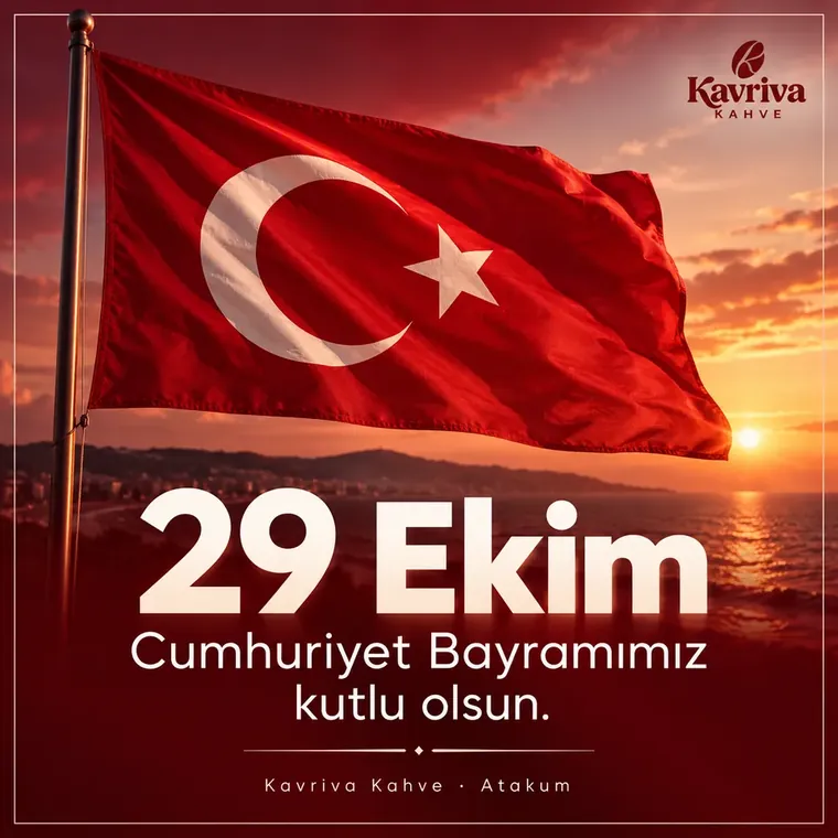 Atakum mağazasının kendi yaptığı 29 Ekim paylaşımı