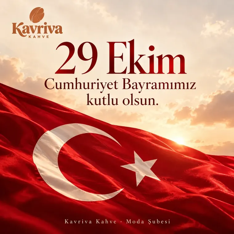 Moda mağazasının kendi yaptığı 29 Ekim paylaşımı
